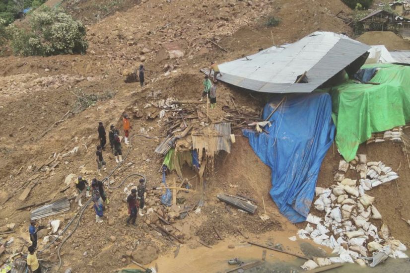 Heavy Rain Halts Search For 30 People Still Missing After Indonesian Landslide