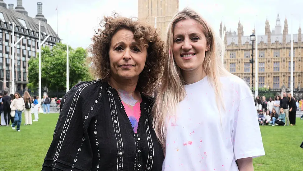 Nadia Sawalha Joins Women Going Topless For Breast Cancer Drug Campaign