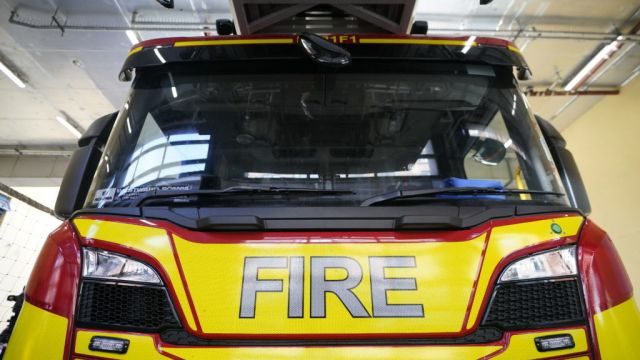 Five Units Of Dublin Fire Brigade Battling Gorse Blaze In Sandyford