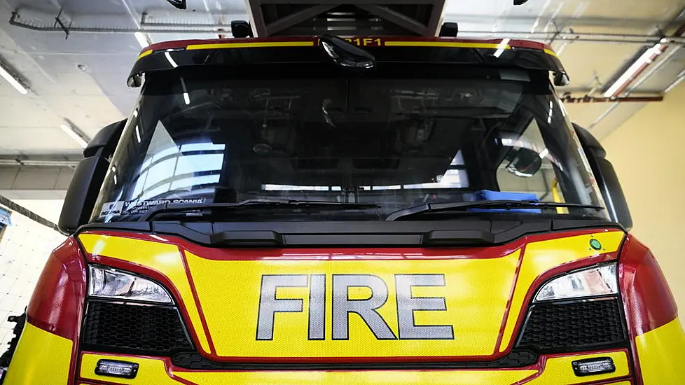 Five Units Of Dublin Fire Brigade Battling Gorse Blaze In Sandyford