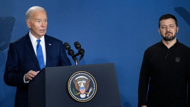 Us President Biden Mistakenly Refers To Zelenskiy As Putin