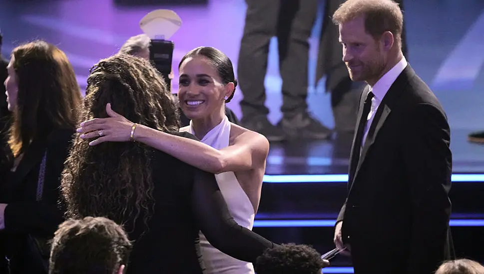 Meghan Markle Arrives At Awards Ceremony In Support Of Harry