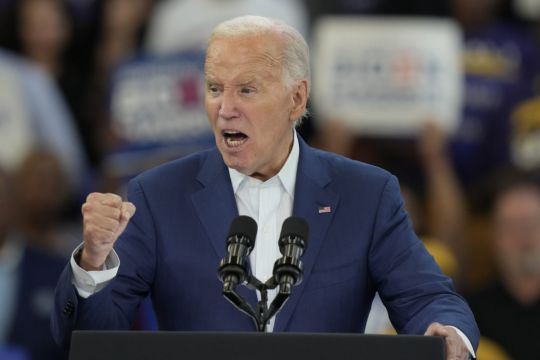 Joe Biden Insists He Is ‘Not Done Yet’ At Election Rally