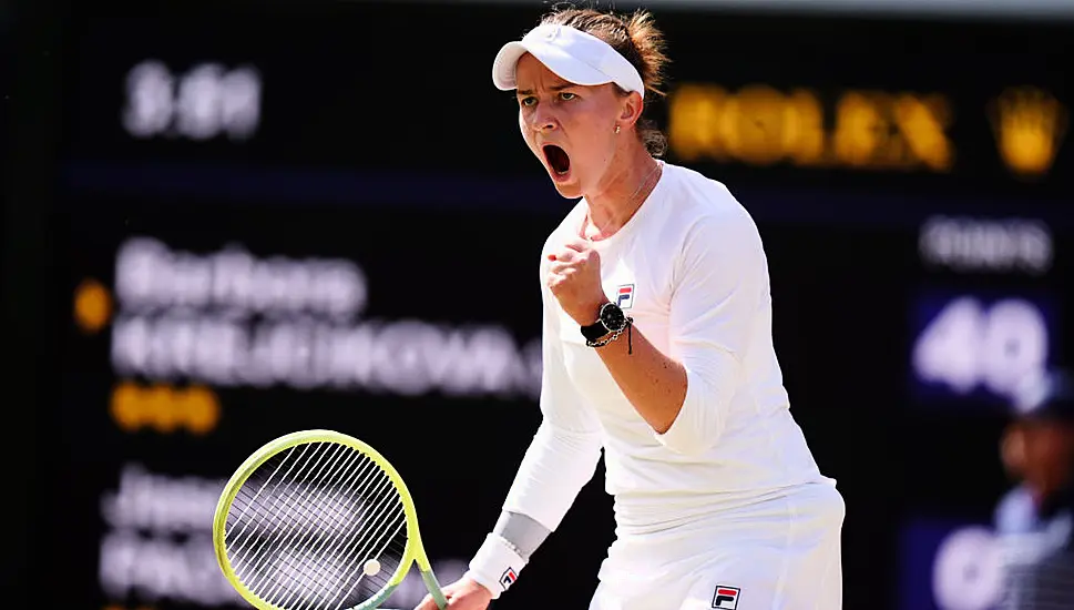 Barbora Krejcikova Holds Off Jasmine Paolini Fightback To Win Wimbledon Title