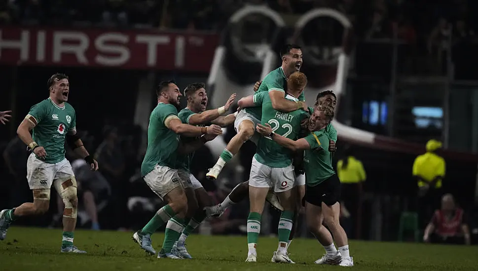 Ciarán Frawley Revels In Match-Winning Contribution As Ireland Stun South Africa