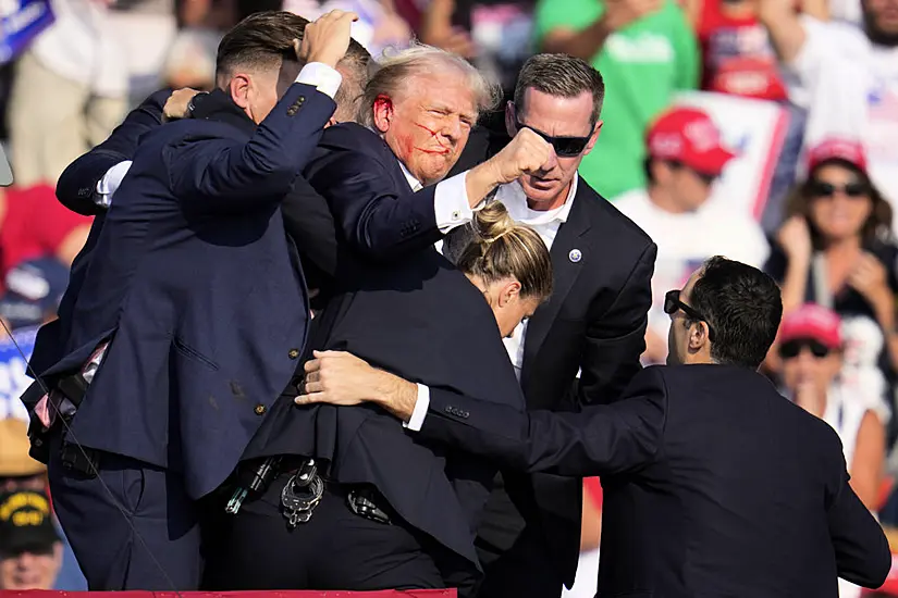 Donald Trump Rushed Off Stage After Gunshots At Pennsylvania Rally