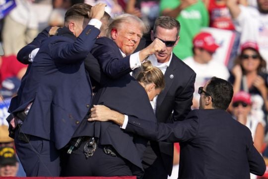 Donald Trump Rushed Off Stage After Gunshots At Pennsylvania Rally