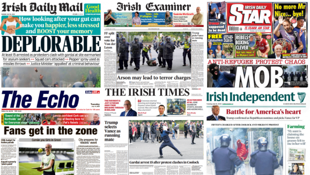 What The Papers Say: Tuesday's Front Pages