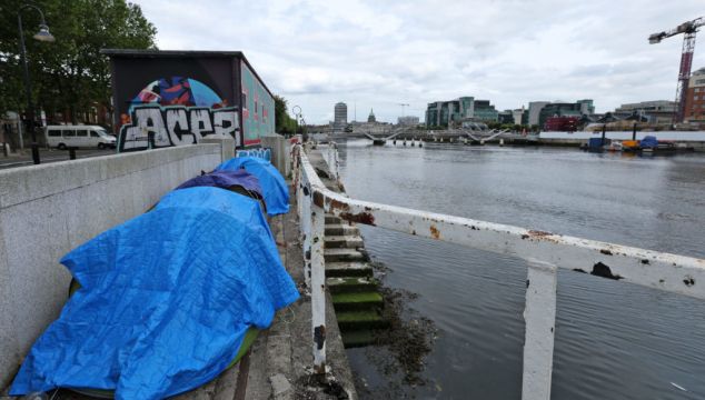 Asylum Seekers Report Attack On Tents Along Dublin Quays Last Night