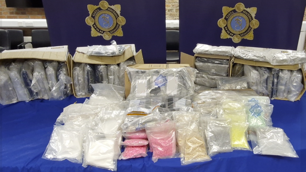Over €8m worth of drugs, €1m cash seized in Dublin