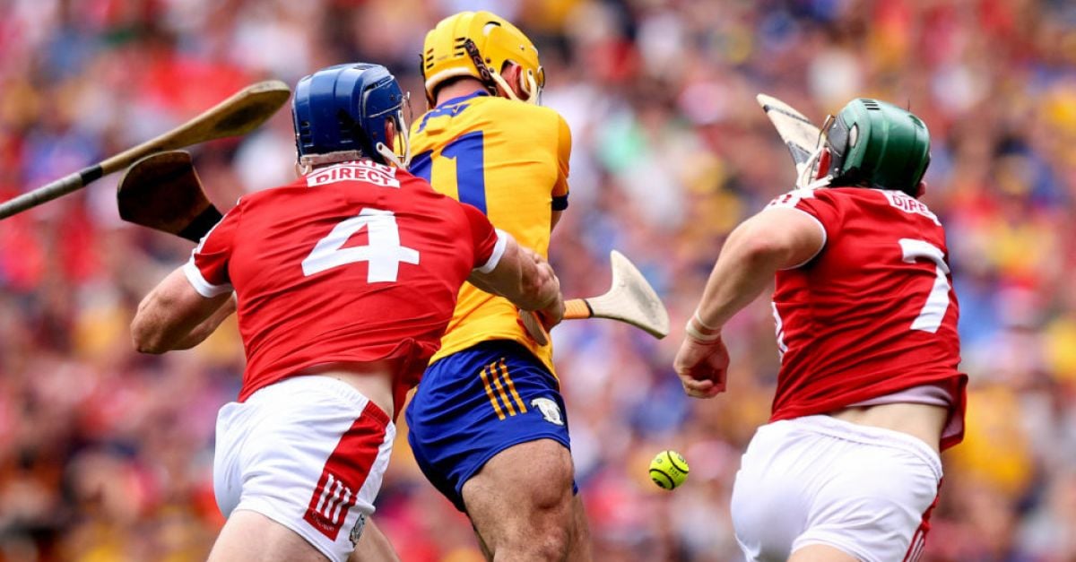 Clare and Cork go to extratime in AllIreland hurling final