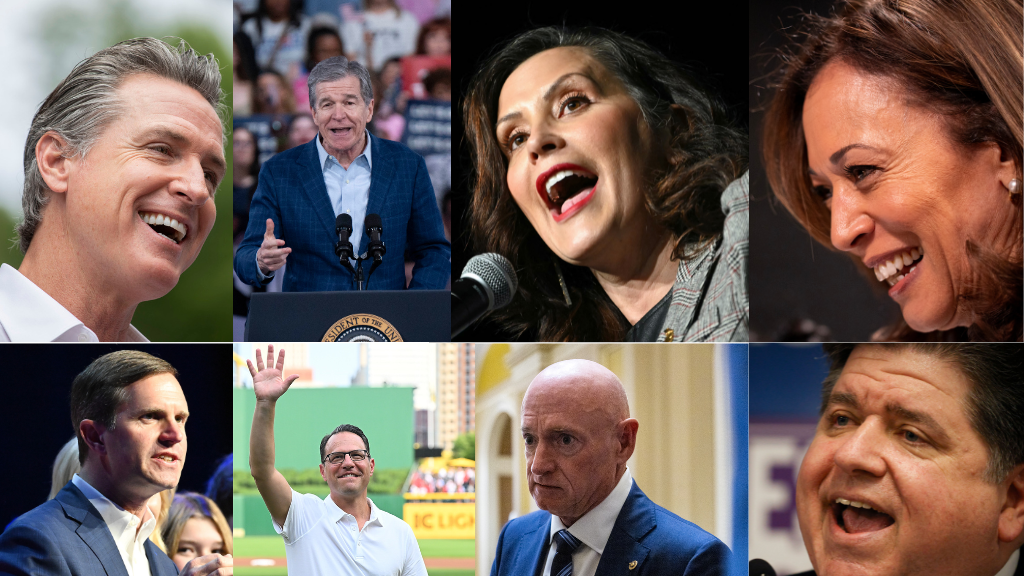 Who are the leading contenders to run for the Democrats in the US presidential election?