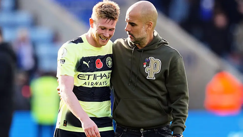 Pep Guardiola Says Kevin De Bruyne ‘Isn’t Leaving’ Manchester City This Season