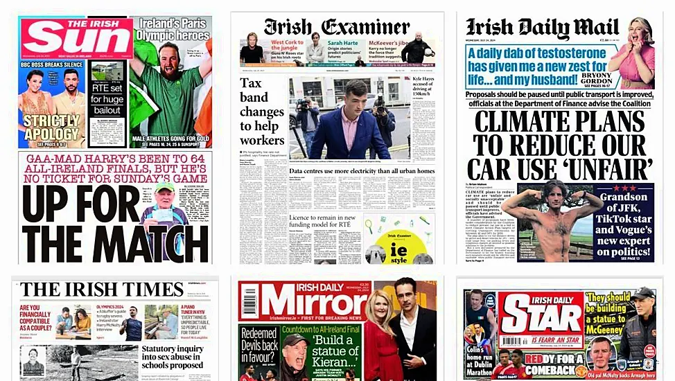 What The Papers Say: Wednesday's Front Pages