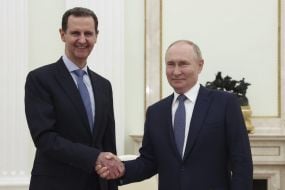 Russian President Vladimir Putin Meets Syrian Leader Bashar Assad At The Kremlin