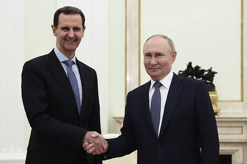 Russian President Vladimir Putin Meets Syrian Leader Bashar Assad At The Kremlin