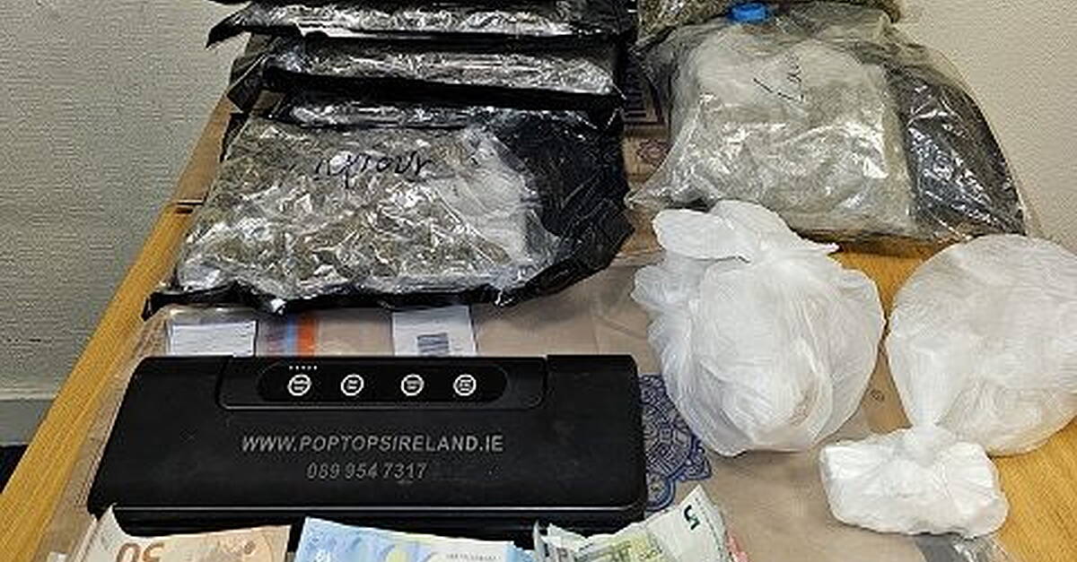 Man arrested after €160k of drugs seized in Dublin