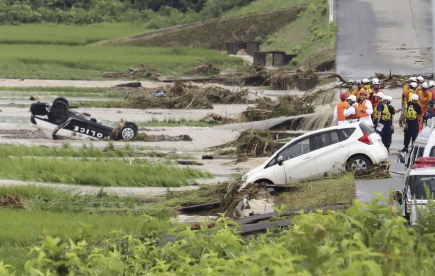 Hundreds Flee As Heavy Rain In Northern Japan Triggers Floods And Landslides