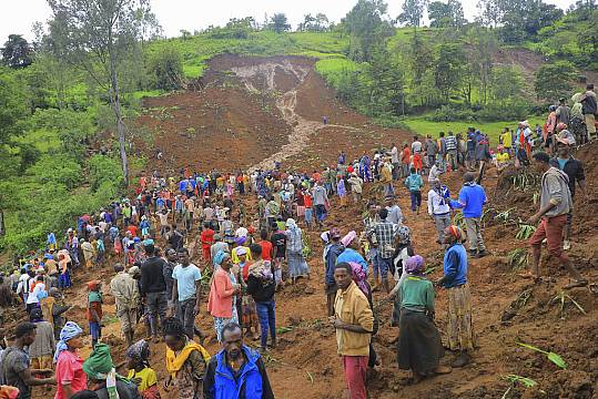 Search For Missing After Ethiopia Mudslides Continues As Death Toll Rises To 257