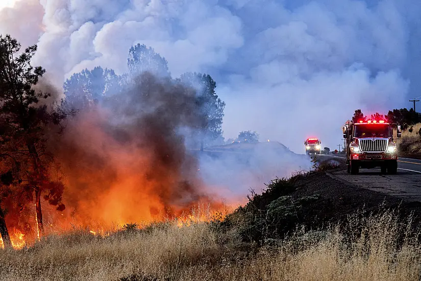 Man Arrested Over California Fire Sparked By Burning Car Pushed Into Gully