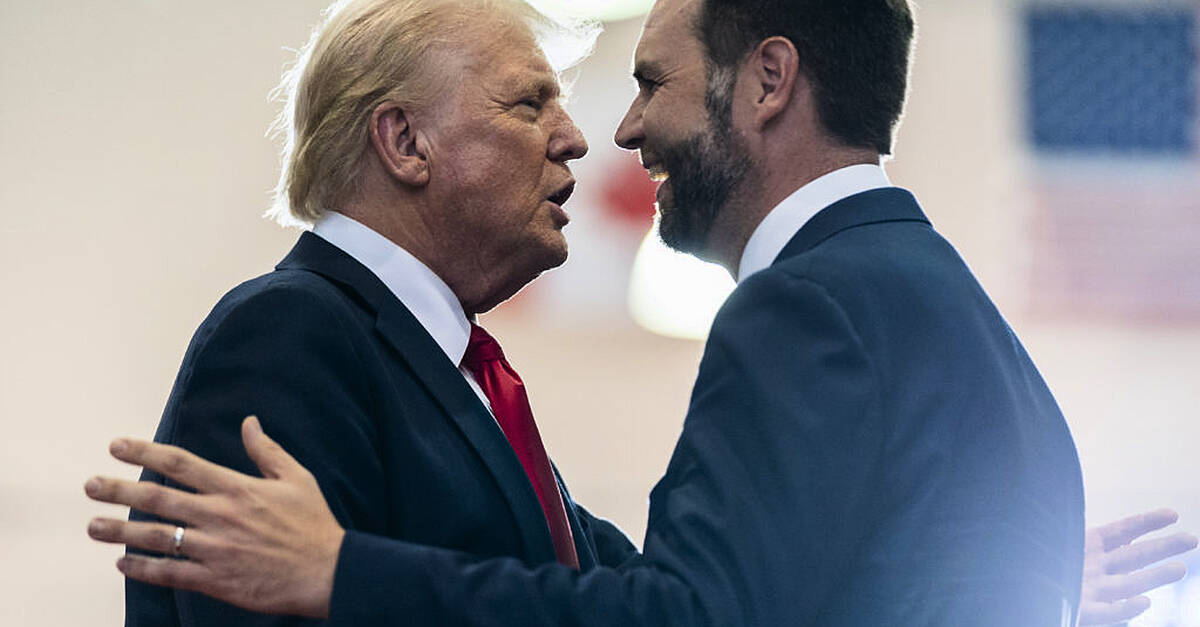 Trump teams up with Vance to try and swing Democrat-leaning state