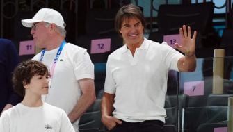 Tom Cruise, Ariana Grande And Jessica Chastain Watch Paris Olympics Gymnastics