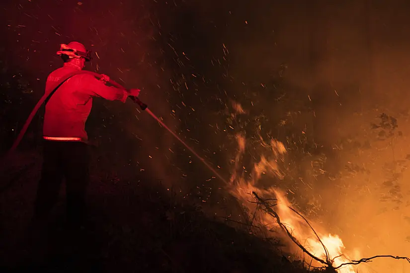 California Firefighters Make Progress Amid Blaze Devastation