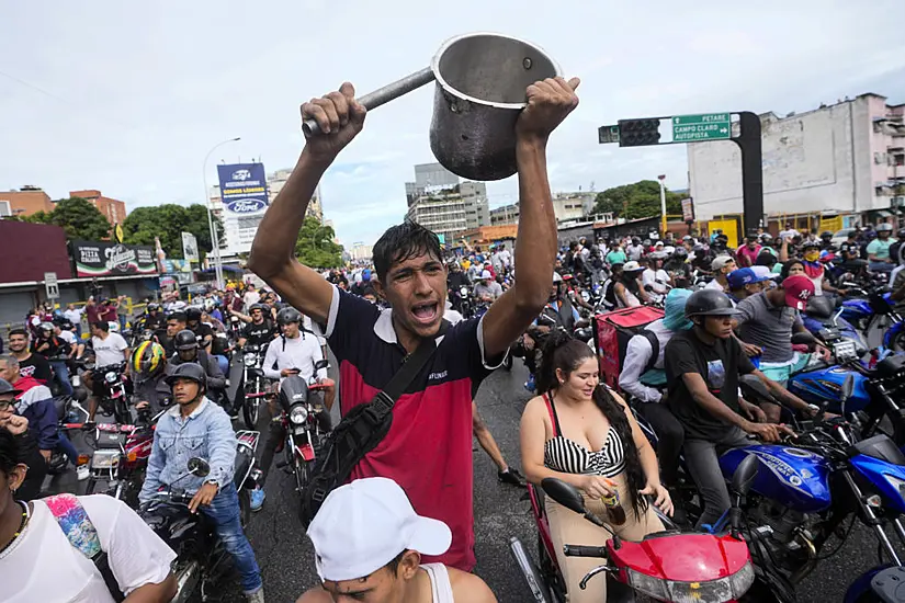 Protests As Maduro Declared Winner Of Venezuela’s Disputed Presidential Election