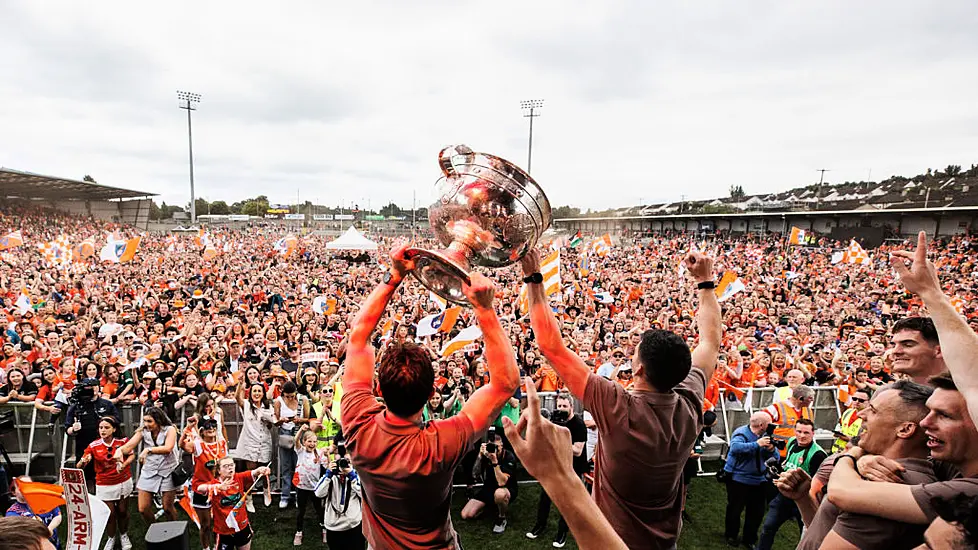 All-Ireland Champions Armagh Greeted By Thousands Of Fans At Homecoming