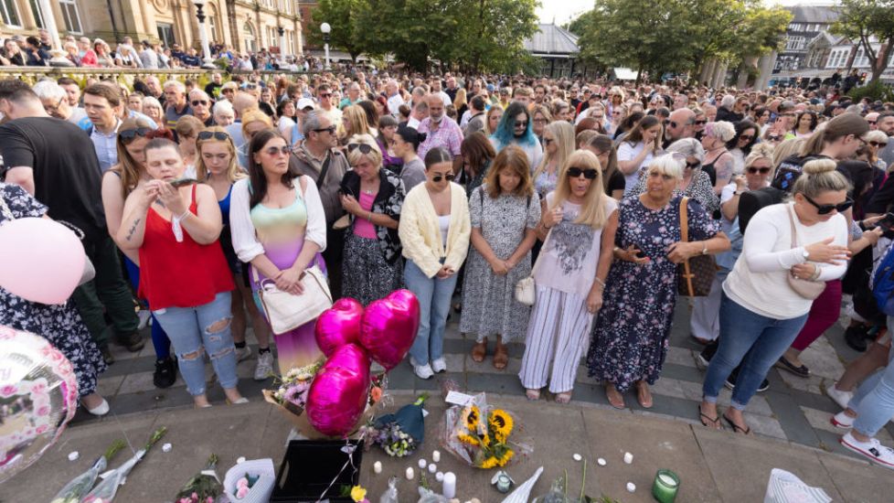 Tributes Paid To Girls Who Died In Southport Attack As Hundreds Attend Vigil