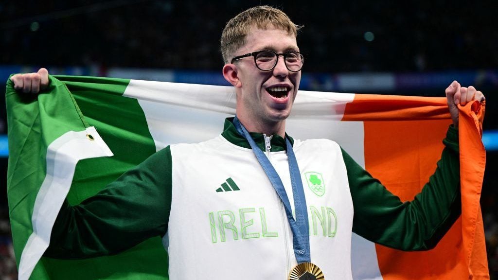 Daniel Wiffen becomes first Irishman to win Olympic swim medal after 800m freestyle victory