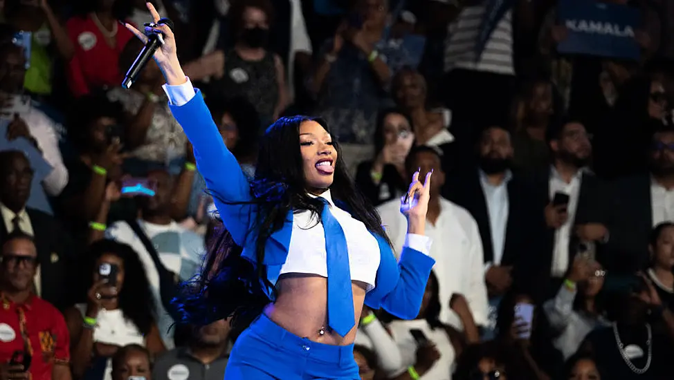 Megan Thee Stallion Performs At Kamala Harris Rally: ‘Hotties For Harris’