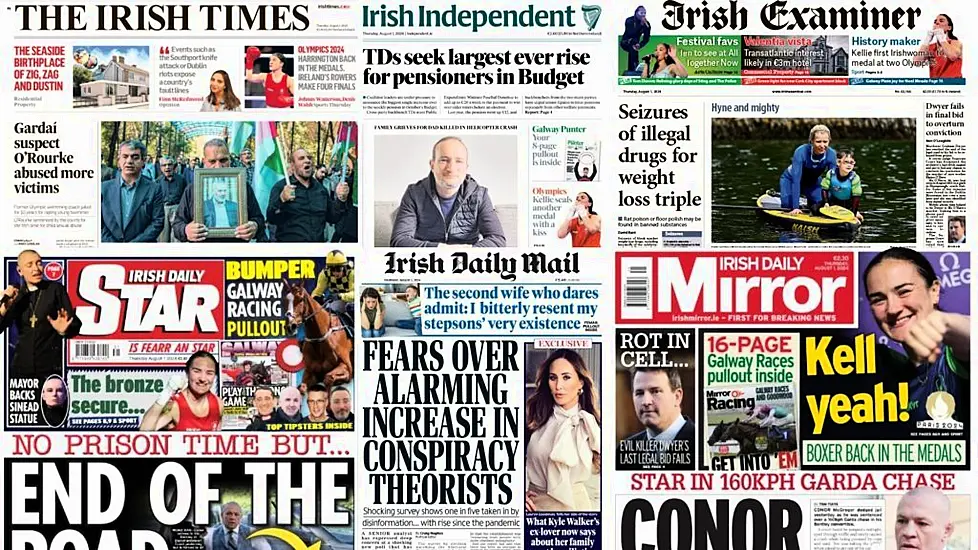 What The Papers Say: Thursday's Front Pages