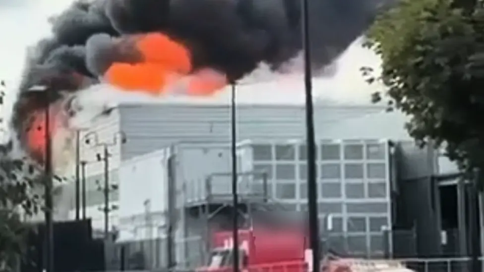 Gardaí And Fire Brigade At Scene Of Fire In North Dublin