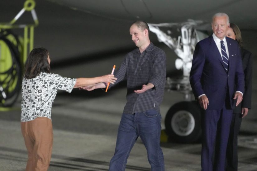 Biden And Harris Greet Freed Prisoners On Us Soil After Russian Exchange