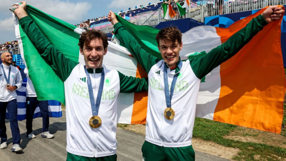 Olympics: Paul O'donovan And Fintan Mccarthy Win Gold In Double Sculls