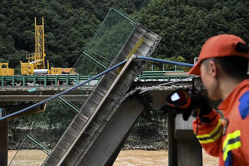 Death Toll From China Bridge Collapse Raised To 38 As Two Dozen Still Missing