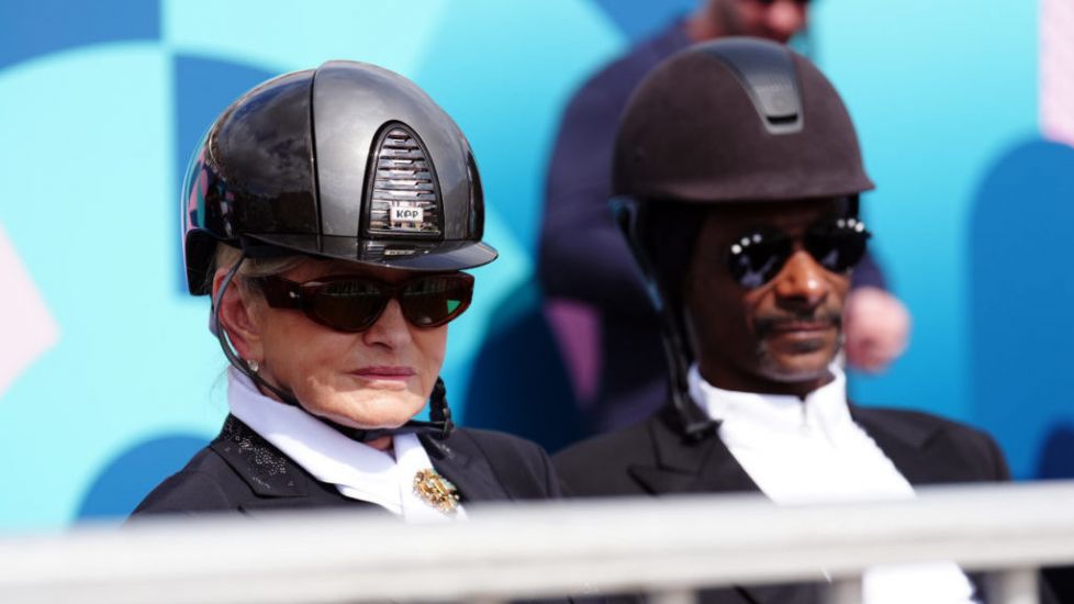 Snoop Dogg Gone Full-Kit Equestrian As He Watches Dressage At Paris Olympics