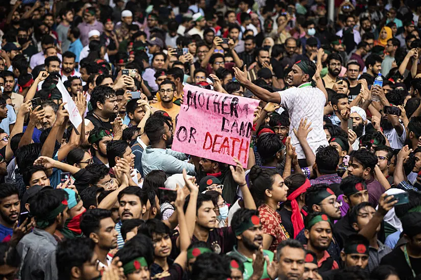 Thousands Protest In Bangladesh To Demand Resignation Of Prime Minister