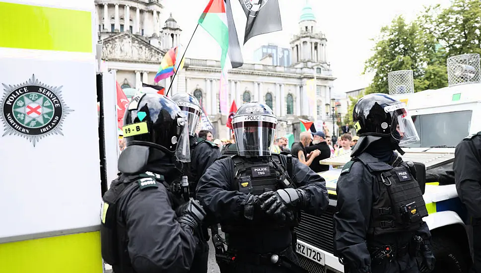 Violent Clashes And Businesses Attacked Amid Anti-Immigration Protest In Belfast