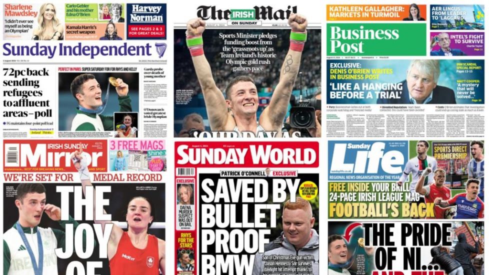 What The Papers Say: Sunday's Front Pages