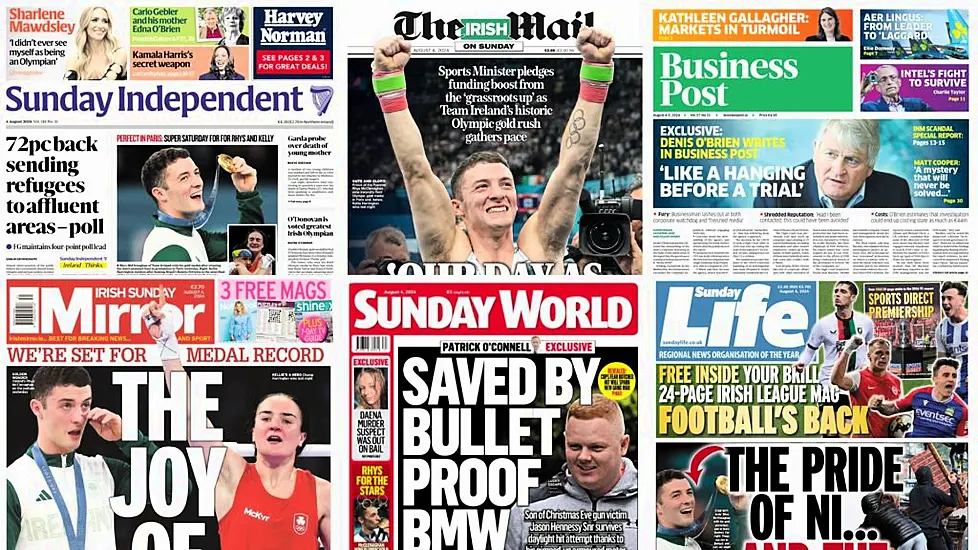 What The Papers Say: Sunday's Front Pages