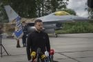 Ukraine Displays Newly Arrived F-16 Fighter Jets To Combat Russia In The Air
