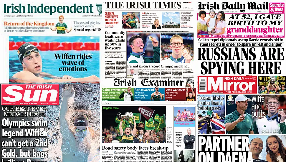 What The Papers Say: Monday's Front Pages