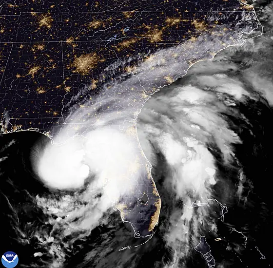 Hurricane Debby Makes Landfall In Northern Florida As Category 1 Storm