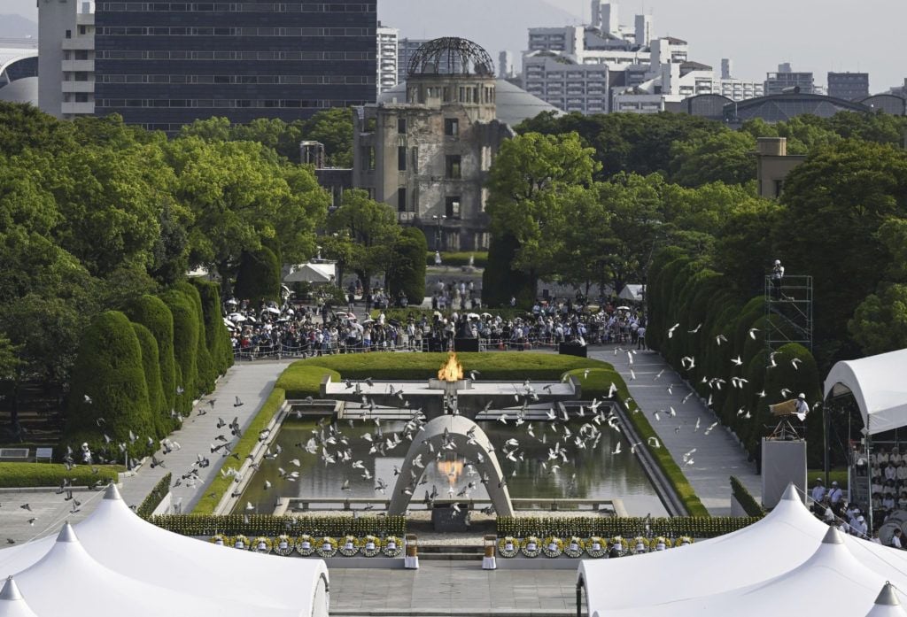 Hiroshima governor says nuclear disarmament must be tackled as pressing issue