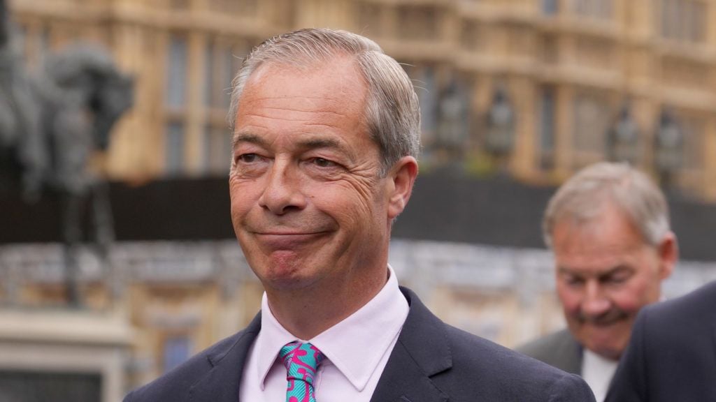 Nigel Farage cites Andrew Tate as source of questions about alleged Southport attacker