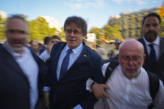 Ex-Catalan Leader Evades Spanish Police On Return After Seven Years As Fugitive