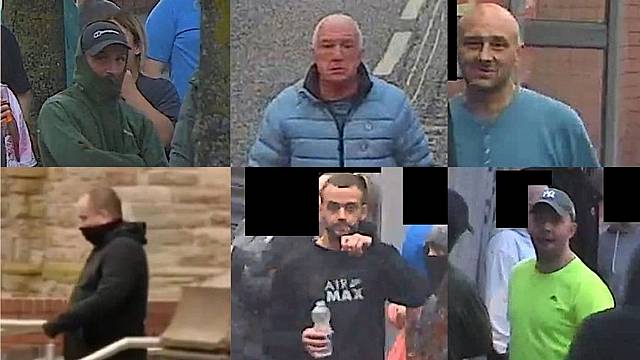 Police Release Images Of Six People In Relation To Belfast Disorder Probe