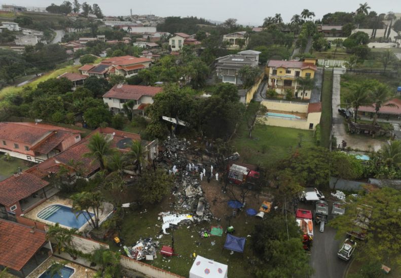 Families Of Brazilian Plane Crash Victims Gather In Sao Paulo